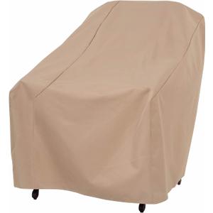 Modern Leisure Basics Patio Chair Cover - Weather-Resistant Fabric - Furniture Protection Perfect for Patio, Deck, and Porch - 33" L x 34" W x 31" H - Khaki