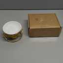 JuxYes European Metal Oil Burner Wax Warmer, Delicate Romantic Ceramic Tealight Candle Holder Oil Burner, Fragrance Warmer Aromatherapy Wax Candle Tart Burner Warmer Diffuser for Home Bedroom Dcor (Golden)