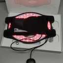 INIA Red Light Therapy Mask for Face  4 Light Modes with 850nm NIR, Red & Blue LED Light Therapy, 2600mAh Rechargeable LED Face Mask for Radiant Glow at Home, Black