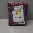 JSD Burgundy Duvet Cover Set Full Size, 3 Piece Duvet Cover with Pillow Shams, Soft Brushed Microfiber Zipper Closure, Comforter Not Included