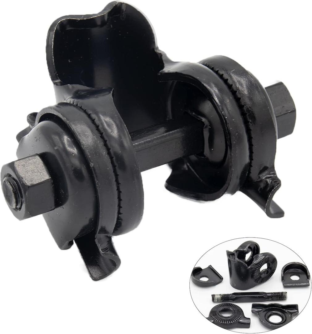 Bicycle Seat Clamp Aluminum Alloy Bike Seat Post Clamps Compatible with Standard Road Mountain Bike Rail Saddle