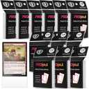 1200 Pack Card Sleeves Clear, Perfect Fit Inner Sleeves Ideal for Double-sleeving, Trading Card Sleeve Compatible with MTG, PKM, TCG and Gaming Cards (60 Microns)