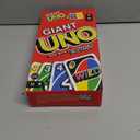 Mattel Games Giant UNO Card Game for Kid, Adult & Families, Color Blind Accessible & Customizable Large Deck