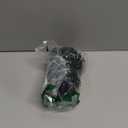 Handmade Rhinestones Lace Appliques Sew on Glass Beads Bodice Trim Patches Accessory for Dress Clothes (Black)