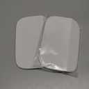 Fuel Gas Tank Cap Cover Fit for VW Volkswagen Passat 2012 2013 2014 2015 2016 2017 2018, Fuel Filler Door Lid Replace 561809857, White