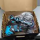MammyGol Inline Skates for Adults Kids, Adjustable Aggressive Durable Roller Skates with Giant Wheels, High Performance Skates for Men Women Boys Girls, 
Size	Adult (8-10.5M/9-12W)