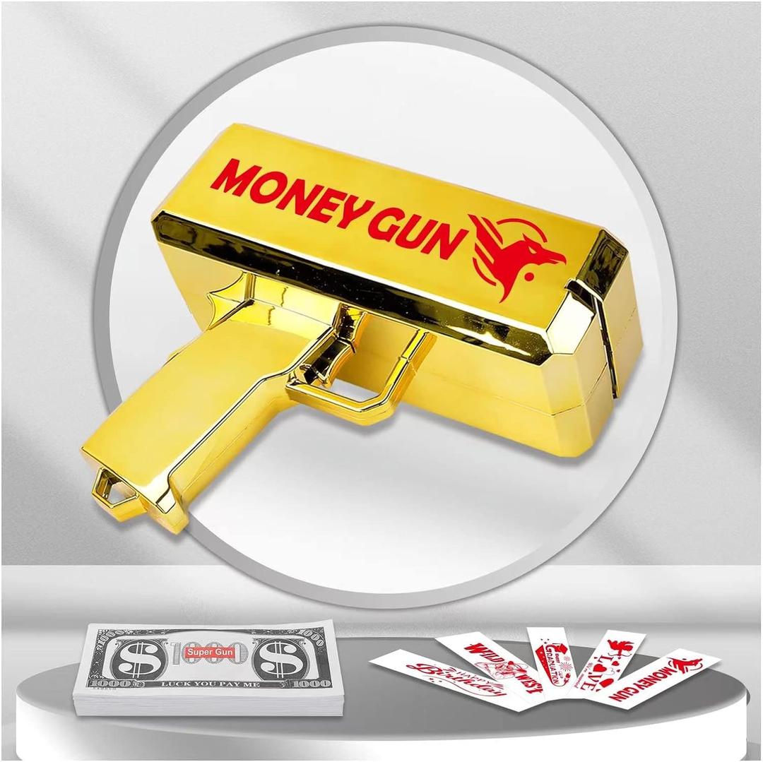 Money Gun Shooter - Cash Gun for Real Money, Five Patterns