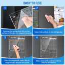 Acrylic Magnetic Chore Chart for Kids,Chores Chart for Fridge Refrigerator,Dry Erase Behavior Chore Chart for Multiple Kids,Responsibility Reward Chart for Teens Adults Family,11.5"x15"(1 Pack)