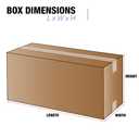 TAPE LOGIC 36x12x12 Long Corrugated Boxes, Long, 36L x 12W x 12H, Pack of 15 | Shipping, Packaging, Moving, Storage Box for Home or Business, Strong Wholesale Bulk Boxes