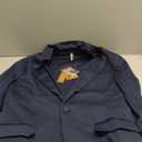 PJ PAUL JONES Men's Casual Knit Sport Coats One Button Slim Fit Blazer Notch Lapel Solid Suit Jacket with Pockets (X-Large, Navy Blue)