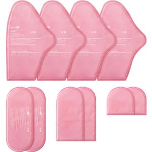 SuzziPad Replacement Ice Gel Packs for Cold Therapy Gloves and Socks(10-Piece Set), L