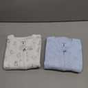 2-Pack Baby Sleep Sacks, Zipper Wearable Blanket -0.5TOG Organic Cotton,Lightweight,Soft Cozy Infant Sleeping Sack 3-6 months,Easy to Wear Small Newborn Transition Swaddles Sleepsacks(ABC Land Sky, S)