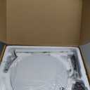 SIBRILLE 36W LED Floor Lamp, Super Bright Standing Lamp, Modern Stepless Dimmable Torchiere Tall Lamp with Remote Control, 350Rotating Head Reading Floor Lamp for Living Room, Bedroom, Office - White