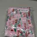 4 Pcs Cherry Table Runner 29 x 70 inch Pink Glitter Tulle Lace Cloth Rectangle Fruit Table Cover for Cherry Summer Birthday Baby Shower Wedding Party Home Kitchen Decor