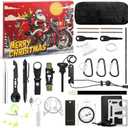 2 x Advent Calendar 2025-24 Day Survival Kit for Adult and Teenager Christmas Countdown Surprise Gift, Adventure Survival Tools for Outdoor Camping Gear, Fishing, Hunting