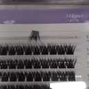 GAQQI Lash Clusters, GQ03 False Eyelashes DIY Lash Extensions D Curl 168PCS Cluster Lashes 12MM, Wispy and Natural Look (GQ03,12mm,D Curl)