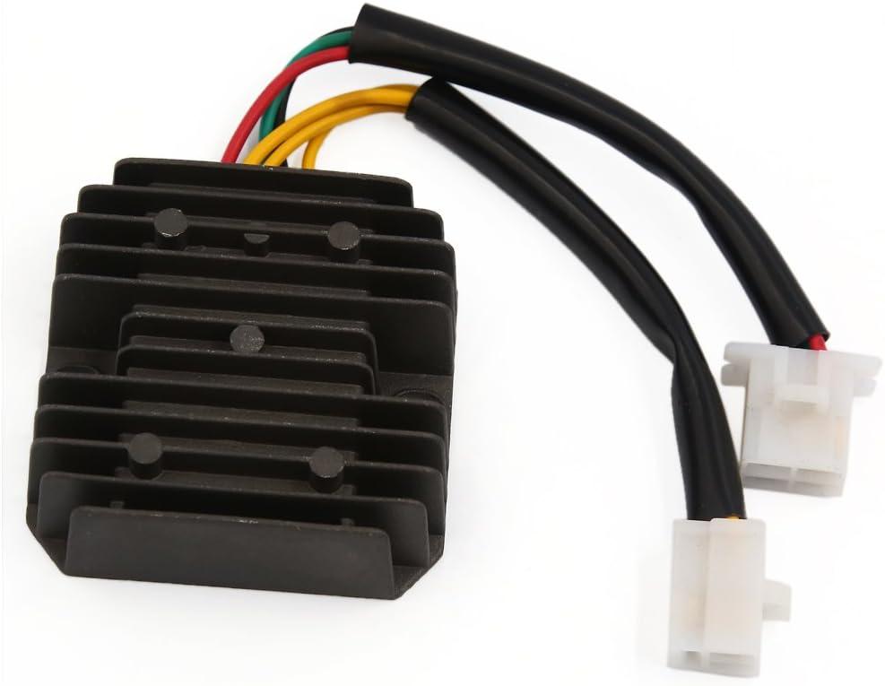 uxcell 6 Pin Motorcycle Voltage Wiring Regulator Rectifier for Honda CH125