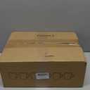 6 Pack Porcelain Coffee Mugs Set, 12 Ounces Ceramic Coffee Mugs, Matte Black Coffee Mug, Restaurant Cups for Coffee, Tea, Cappuccino, Cocoa, Cereal, Black outside and Colorful inside