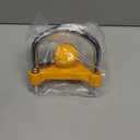 RETRUE Universal Coupler Lock Trailer Locks Ball Hitch Trailer Hitch Lock Adjustable Security Heavy-Duty Steel Fits 1-7/8 Inch, 2 Inch, 2-5/16 Inch Couplers, Yellow