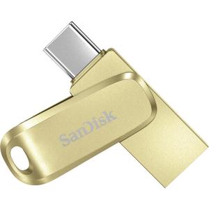SANDISK 512GB Ultra Dual Drive Luxe USB Type-C - Up to 400MB/s - SDDDC4-512G-G46GD (Gold)