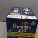 Pampers ZZZ Overnight Diapers, Size 6 (35+ lbs), 72 Count, Nighttime Protection Disposable Baby Diaper, Night Time Leak and Skin Protection