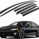 Smoke Black Side Wind Deflectors Window Visors 6p E214