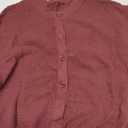 Saodimallsu Womens Short Cap Sleeve Sweater Vest Crochet Button Down Cardigans Crew Neck Summer Knit Tops (Red)
