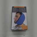 LotFancy Face Ice Pack Wrap for TMJ, Wisdom Teeth, with 4 Reusable Hot Cold Therapy Gel Packs, Pain Relief for Head, Oral and Facial Surgery, Dental Implants, Blue