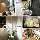 Garpsen Grow Lights for Indoor Plants, 5 Heads Full Spectrum Grow Light with Adjustable Tripod Stand, 100PCS LEDs Plant Light for Indoor Plants with 6/12/16H Timer and 3 Light Modes(No Clip)