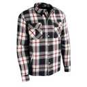 Milwaukee Leather MPM1635 Men’s Armored Riding Flannel – Full Aramid Fiber Lined, CE Shoulder/Elbow Armor - Medium Multi Medium