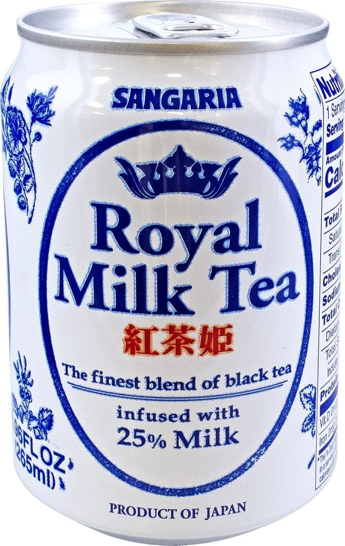 SANGARIA Royal Milk Tea, 8.96 Fluid Ounce (Pack of 24) (EXP 04/01/27)