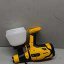 Paint Sprayer, 700W HVLP Spray Gun with Cleaning & Blowing Joints, 4 Nozzles and 3 Patterns, Easy to Clean, for Furniture, Cabinets, Fence, Walls, Door, Garden Chairs etc. VF803 (Yellow)