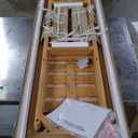 Wisteria Lane 6 Pieces Acacia Patio Dining Set for 6, Patio Dining Table and Chairs Set with Cushion, Modern Outdoor Dining Furniture Set for Lawn Backyard Garden Deck, Beige