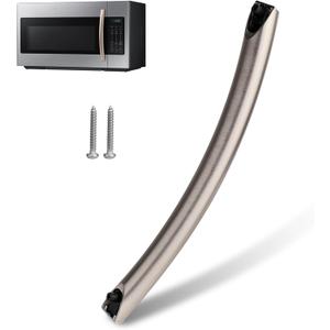ME16A4021AS Microwave Door Handle, DE94-04313F Microwave Door Handle, DE94-04313F Handle Replaces for Samsung Microwave ME16A4021AS Handle, Includes 2 Screws, Rose Gold Color
