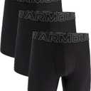 Under Armour Men's Multi-Pack Standard Tech Boxer Brief, 6" Inseam, All-Day Comfort & Ultra-Soft (Black, M)
