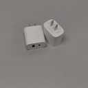 iPhone 17/16 Charger Block, 2Pack 20W Dual Port PD Fast USB C Wall Charger Adapter + USB A Quick Charging Brick Plug Compatible with iPhone Air/17/16/15/14/13/12/11/Pro Max/Plus/XS/XR/X,iPad,AirPods (White)