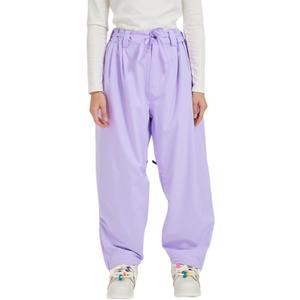 Womens and Mens Ski Pants Winter Waterproof Baggy Pants Outdoor Oversize Cargo Snowboard Pants (X-Large, Lppl)