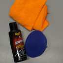 Meguiar's Quik Eraser Kit, Car Scratch Remover for Repairing Surface Blemishes, Car Scratch Repair Kit with ScratchX, Drill-Mounted Pad, and Microfiber Towel, 4 Count