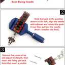 Compatible Apple Watch Band 42mm 44mm, Natural Handmade Wooden Replacement iWatch Series 4 3 2 1 Sports Strap Wristband - Link Remover as a Gift (Black, 42mm/44mm)