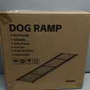 Dog Ramp for Car 63" x 17", Folding Pet Ramp for Large Dogs with Non-Slip Rug Surface, Portable Dog Car Ramp for SUV Car & Truck