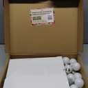 4FT Marquee Light Up Numbers - Cool White Light Up Number 6 with Fixed Water Bag, Party Decoration Large Marquee Lights Up Numbers can Be Used for Wedding Decoration, Birthday Party Deco