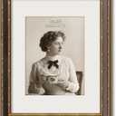 Vintage 16x20 Picture Frame, Ornate Antique Gold 16x20 Frame, Display 11x14 with Mat or 16 x 20 without Mat for landscape or Portrait, Gallery Wall Decor for Home (Brown/Gold, Single)