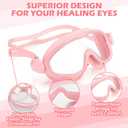 Shower Goggles Eyelash Eyebrow Protector Eyelash Extension Sleep Protector Anti Fog Swim Goggles for Bath Pool