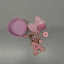 XIANGYUAN 8PCS Stanley Cup Accessories Set for Stanley Cup 30oz 40oz Tumbler with Handle,Including Straw Topper Cover Cap and Boot,Spill Proof Stopper,Handle Charm,Initials Sticker (Pink A)