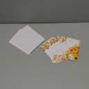 Aorailep 10 Pack Fall Thank You Cards With Envelopes and Stickers Orange White Pumpkin Blank Note Cards for Thanksgiving Harvest Party Wedding Baby Bridal Shower