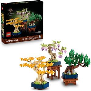LEGO Botanicals Mini Bonsai Trees Building Set - Artificial Bonsai Tree Building Blocks for Adults, Ages 18+ - DIY Home and Office Decor for Men and Women - Gift for Birthday or Anniversary - 10373