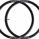 YUNSCM 2-PCS Heavy Duty 26" Bike Tubes 26x1.50/1.75/1.9038/48-559 32mm Schrader Valve 26 Bicycle Inner Tubes Compatible with 26 x 1.50 26 x 1.75 26 x 1.90 Bike Bicycle Tire Tubes