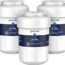 GLACIER FRESH Replacement for MWF Refrigerator Water Filters, SmartWater MWFP, MWFA, GWF, HDX FMG-1, WFC1201, RWF1060, 197D6321P006, Kenmore 9991, 3 Pack (White)