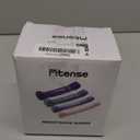 Resistance Bands Set - Pull Up Bands for Men Women, Exercise Bands Resistance with Door Anchor, Training Poster & Pouch for Body Stretching, Pull Up Assist (4 PCS - (5-80LBS) - Gradient Blue-Purple)