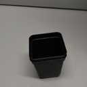 Yaomiao 200 Pack 3 Inch Black Nursery Pot Square Flower Pots Plastic Plant Succulent Planter Seed Starting Pots with Drainage Holes for Garden Office Balcony Decor Indoor Outdoor Plant Seedling